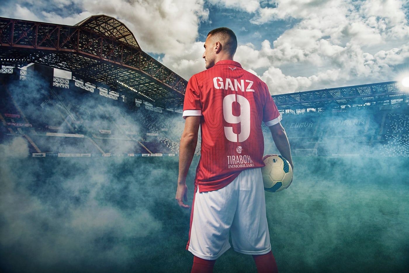Triestina Calcio · Football Team Presentation · Commercial photography by Daniele Cardone